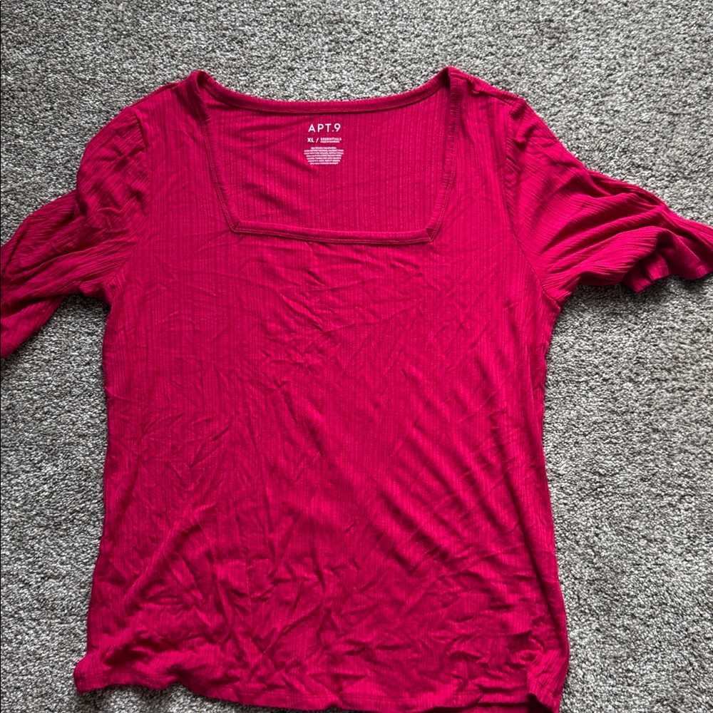 APT.9 Hot Pink Top
